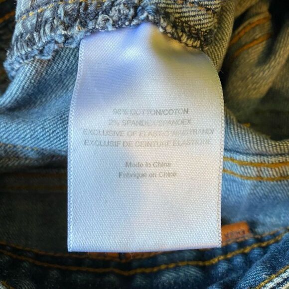Tory Burch Classic Bootcut Jeans Denim Medium Wash Low Rise Size 25 Waist - Picture 9 of 10